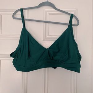 Adore Me Dark Green Bikini Top